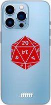 6F hoesje - geschikt voor iPhone 13 Pro - Transparant TPU Case - D20 - Transparant #ffffff