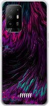 6F hoesje - geschikt voor OPPO A94 5G -  Transparant TPU Case - Roots of Colour #ffffff