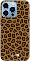 6F hoesje - geschikt voor iPhone 13 Pro - Transparant TPU Case - Leopard Print #ffffff