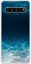 6F hoesje - geschikt voor Samsung Galaxy S10 5G -  Transparant TPU Case - Lets go Diving #ffffff