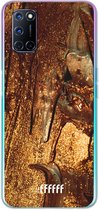 6F hoesje - geschikt voor OPPO A92 -  Transparant TPU Case - Lets go Gold #ffffff