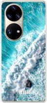 6F hoesje - geschikt voor Huawei P50 Pro -  Transparant TPU Case - Perfect to Surf #ffffff