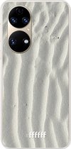 6F hoesje - geschikt voor Huawei P50 -  Transparant TPU Case - Sandy #ffffff