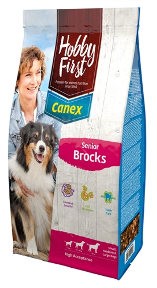 HobbyFirst Canex Hobbyfirst canex senior brocks - 12 kg - 1 stuks