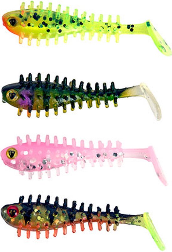 Kit Fox Rage Micro Fry UV 4cm Mixed Colour Loaded - Leurre de la pêche