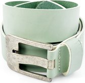 Kidzzbelts Jongenskinderriem Jeans 1297 - Mintgroen - 85 cm