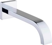 Bally Inbouw Baduitloop Vierkant 20cm 1/2″ Chroom