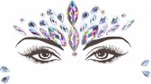 Dazzling Crowned Face  Bling Sticker