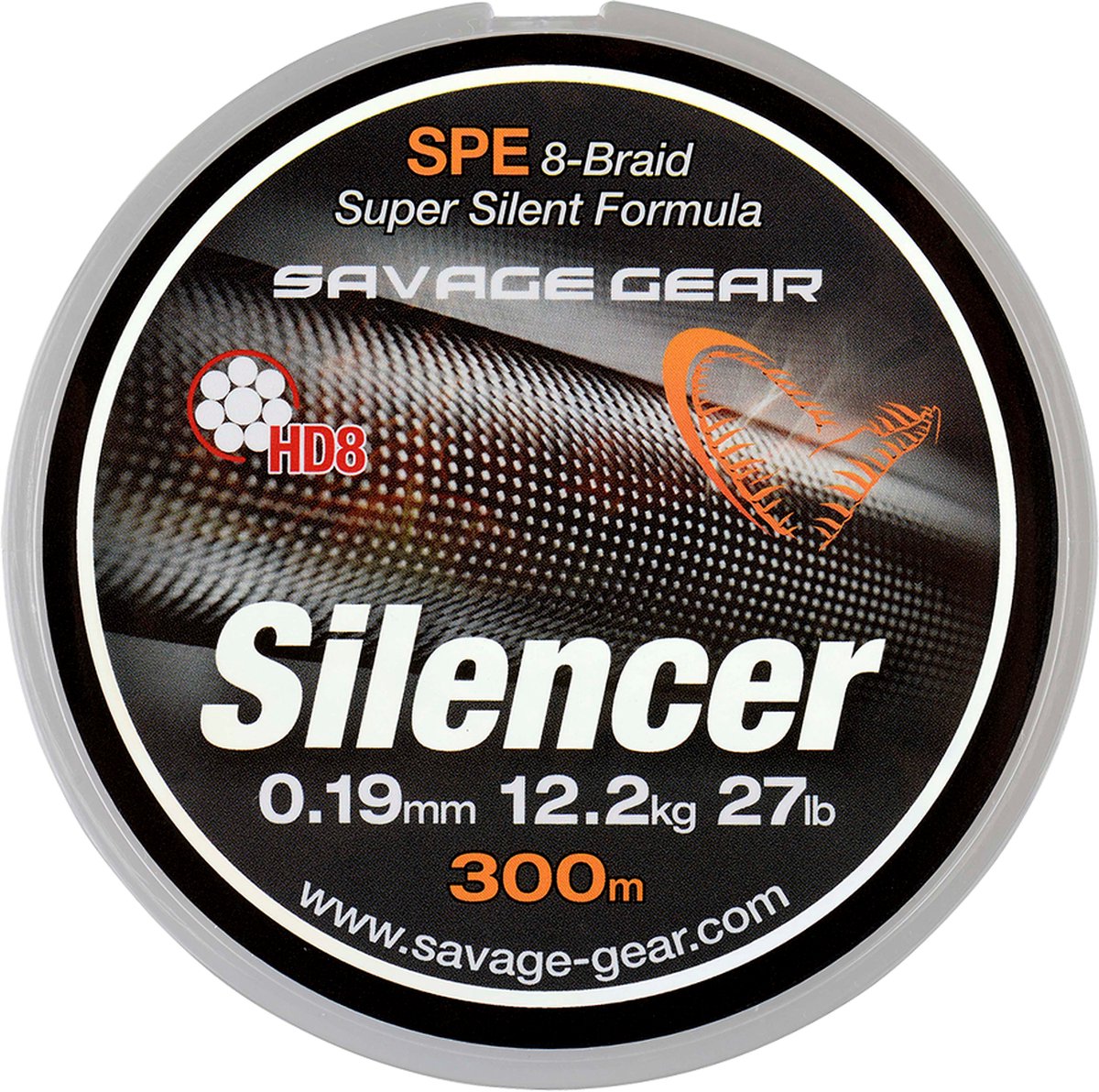 Savage Gear Silencer HD8 120m Super Silent Formula - Maat : 0,32mm