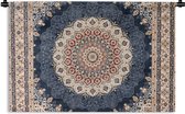 Tapisserie - Tissu Mural - Tapisserie Persane - Tapis - Mandala - 60x40 cm - Tapisserie