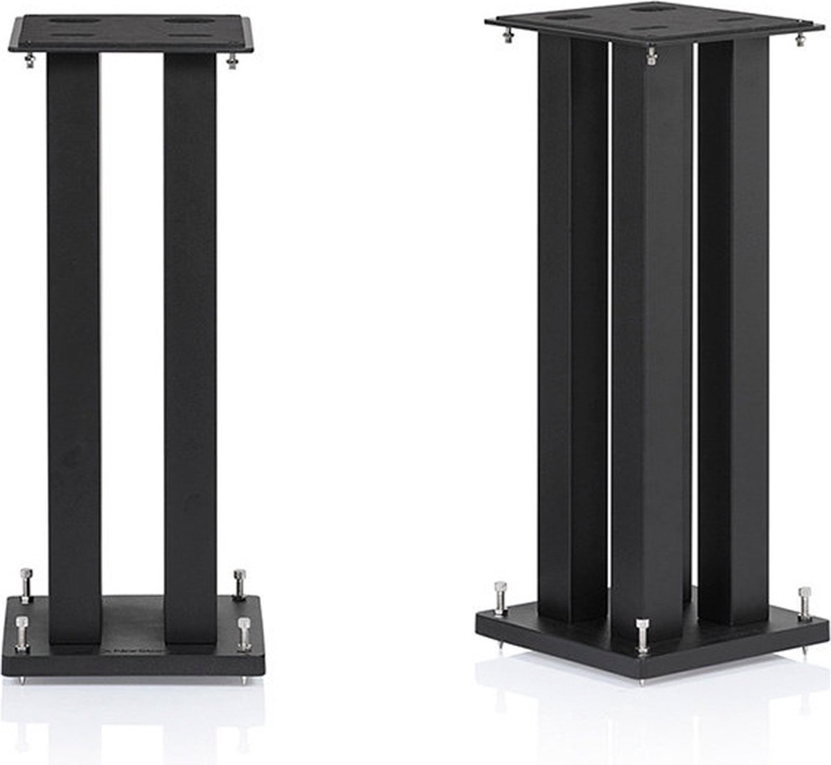 Norstone Square luidsprekerstands Zwart
