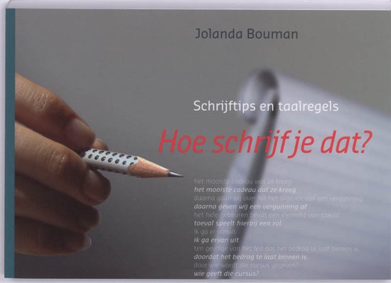 Hoe schrijf je dat? - cover