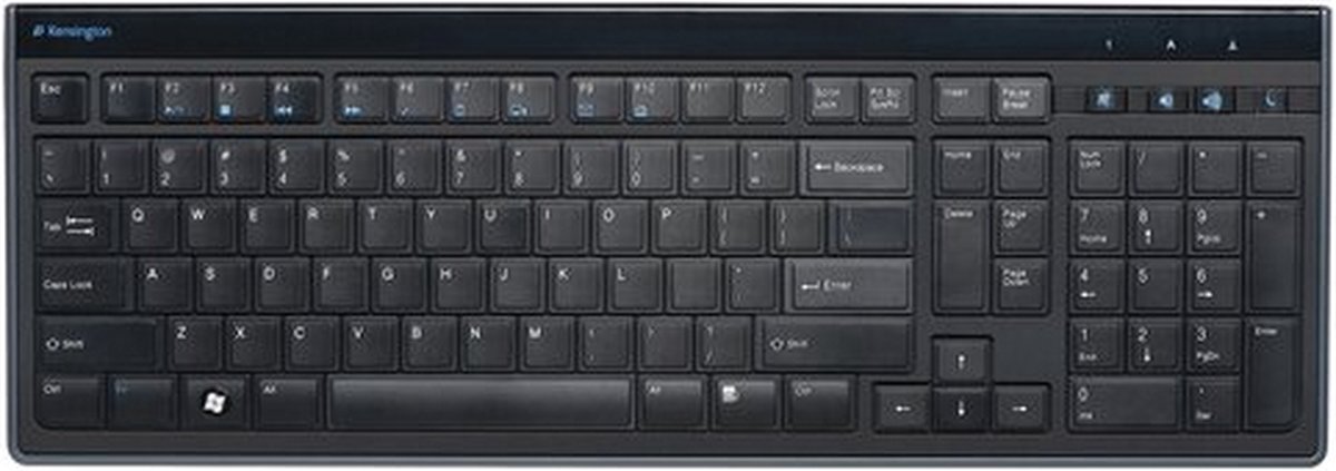 KENSINGTON Advance Fit™ - clavier filaire ultra plat, azerty - USB - Noir