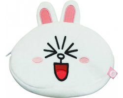 Etui Line Friends Etui Cony Pluche Wit/roze