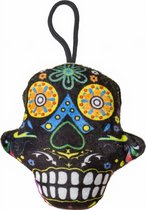 Lg-imports Knuffel Doodskop Junior 15 Cm Pluche Zwart