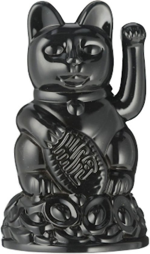 Keramische Lucky Cat, 4,5 Inch Zwaaien Standbeeld Japans Beeldje Wenkende Kat Sierlijk Versieren Voor Het Aantrekken Van Rijkdom Zakelijke Opening( Zwart Keramische Lucky Cat, 4,5 Inch Zwaaien Standbeeld Japans Beeldje Wenkende Kat Sierlijk Versieren Voor Het Aantrekken Van Rijkdom Zakelijke Opening( Zwart