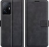 Deluxe Book Case - Xiaomi 11T Hoesje - Zwart