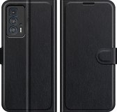 Book Case - Motorola Edge 20 Pro Hoesje - Zwart