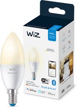 WiZ Slimme LED Verlichting E14 Kaarslamp - Wit Licht - 4,9W - Mat - Wi-Fi