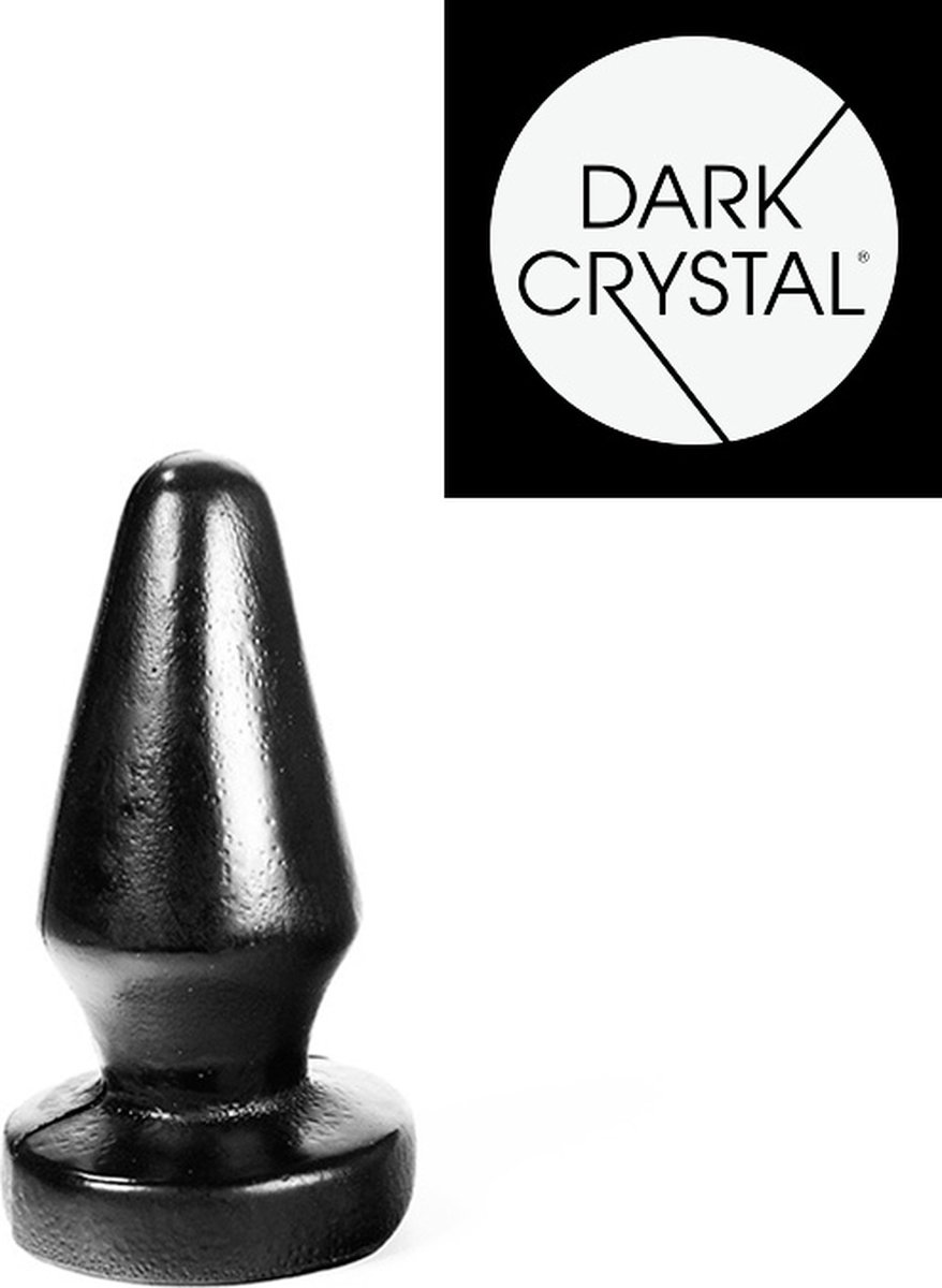 Goedkoopste Dark Crystal Buttplug 13 x 5,5 cm - zwart