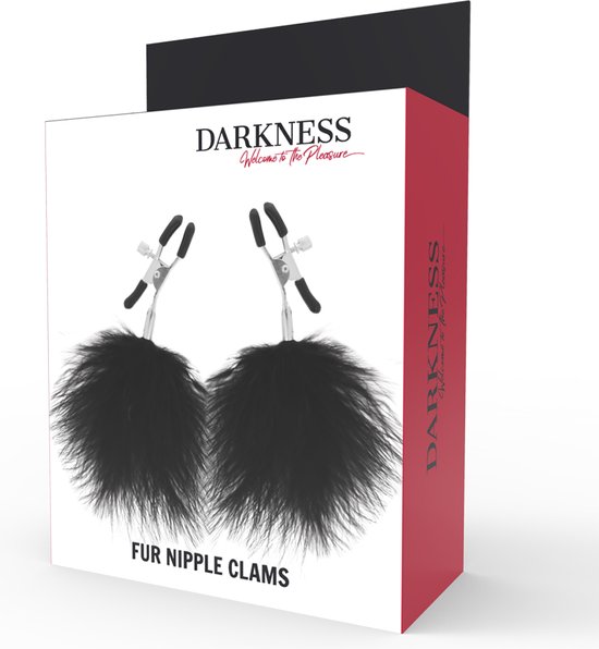 DARKNESS SENSATIONS | Darkness Fur Nipple Clams