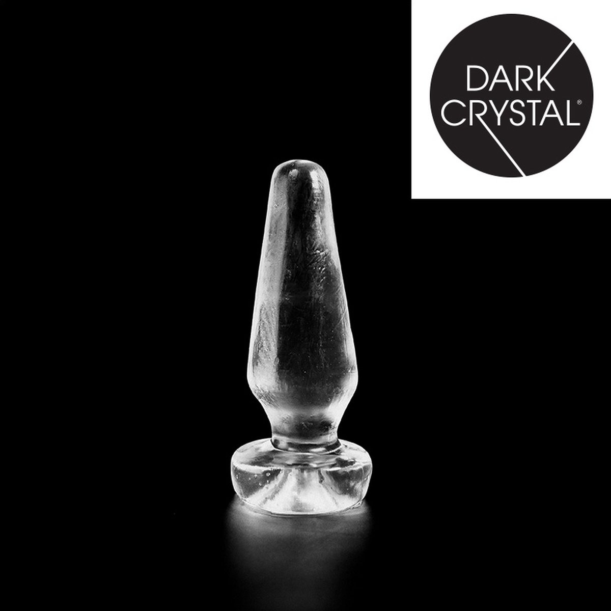 Goedkoopste Dark Crystal Buttplug 13,5 x 4,7 cm - transparant
