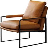 Medina Luxe Fauteuil - Modern - Leer - Bruin