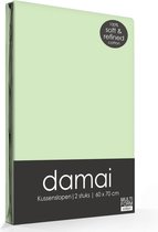 Damai Kussenslopen Soft Green (2 stuks)-40 x 40 cm