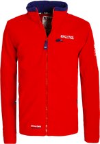 Fleece Vest Heren Met Capuchon Rood X-Peak - XXL