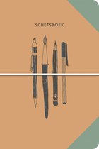 Deltas Paperstore: Schetsboek Klein Bruches & Pencils 20 Cm