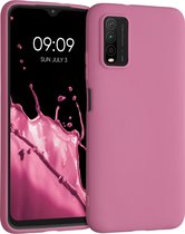 kwmobile telefoonhoesje voor Xiaomi Redmi 9T - Hoesje voor smartphone - Back cover in donkerroze