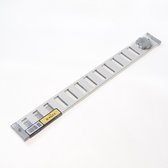 Grille coulissante Gavo - verrouillable - Fly Mesh - 370 x 40 mm - blanc