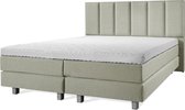 Luxe Boxspring 160x220 Compleet Groen 6 balken