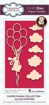 Paper panda Stans - Wolken hoppen - 4.2x13cm - 6 stuks