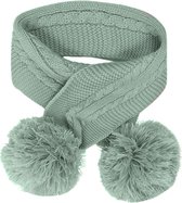 Gebreide Babysjaal Pompoms - Groen - One Size