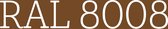 RAL 8008 Olive Brown - matte muurverf l'Authentique