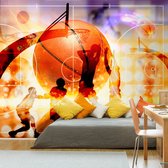 Zelfklevend fotobehang - Basketbal, Prachtige sport, 8 maten, premium print