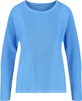 GERRY WEBER Dames Trui met geribde details GOTS