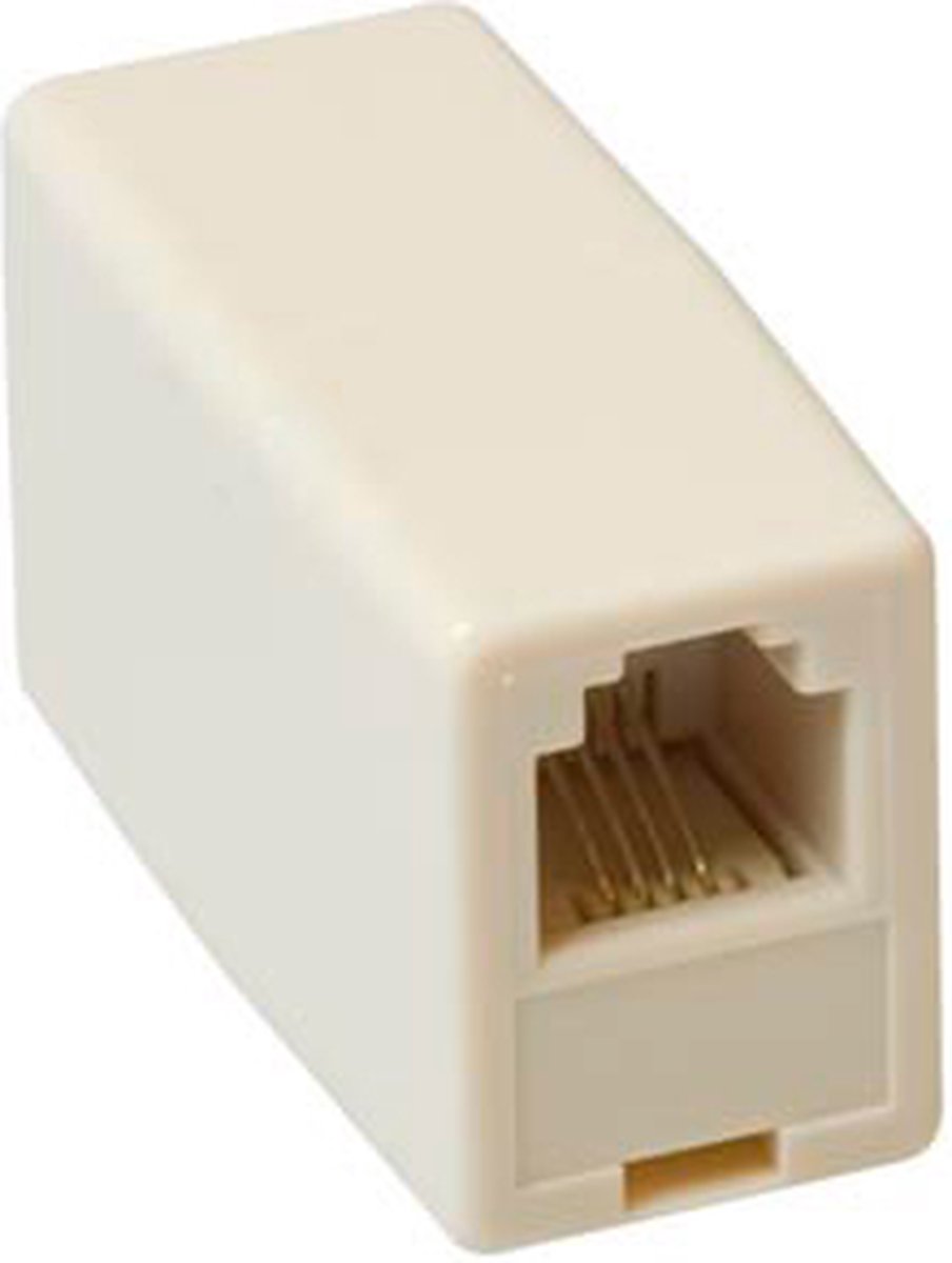 Intronics RJ female - RJ female Modulair Koppelstuk