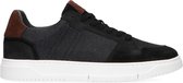 Sacha - Heren - Zwarte denim nubuck sneaker - Maat 43