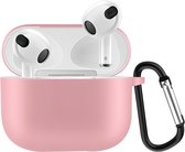 Apple AirPods 3 hoesje - Silicone - Roze