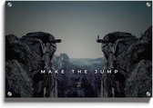 Walljar - Make The Jump - Muurdecoratie - Plexiglas schilderij