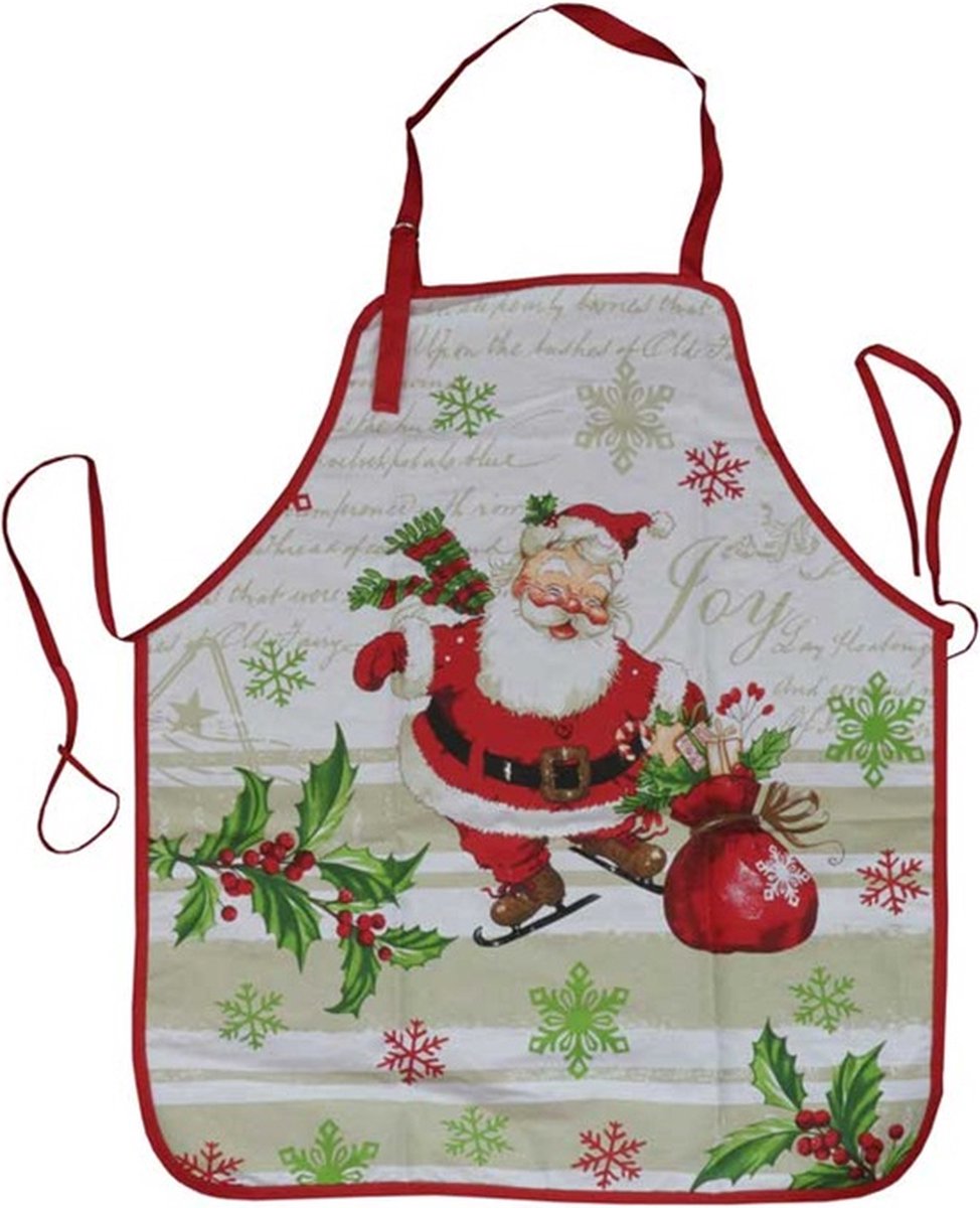 Goedkoopste Unique Living | Schort Jilly 58x77cm santa