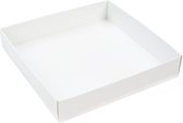 Kartonnen Bodem Wit 13x2.5x13.3cm (25 Stuks)