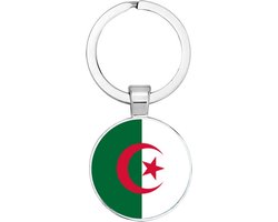 Akyol - Algerije Sleutelhanger - Algerije - Toeristen - Must go - Algeria travel guide - Accessoires - Cadeau - Gift - Geschenk - 2,5 x 2,5 CM