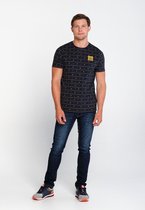 J&JOY - T-shirt Mannen Ontario Forest Navy Tents