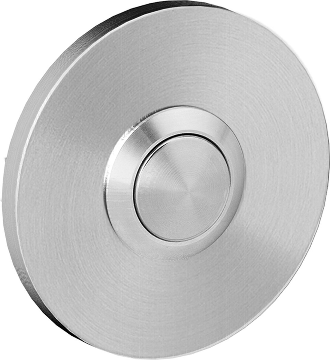 Beldrukker Massief Rond 50mm RVS