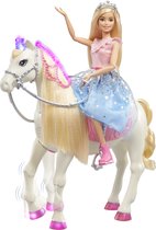Bol.com Barbie Princess Adventure Princes Prance en Shimmer Horse - Pop aanbieding