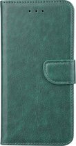 Samsung Galaxy A03S Hoesje Groen - Samsung Galaxy A03S book case met Pasjeshouder - portemonee hoesje