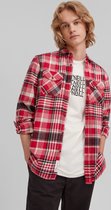 O'Neill Shirts Men Flannel Check Shirt Haute Red M - Haute Red 100% Katoen Collar